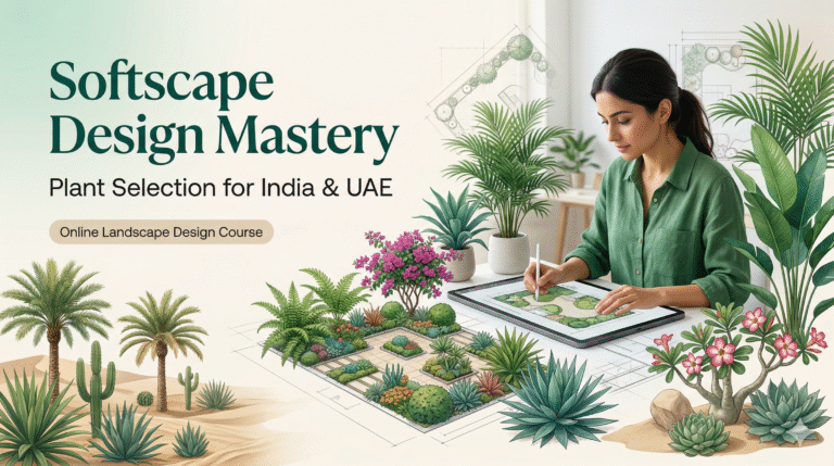 Softscape Design Mastery – Plant Selection for India & UAE